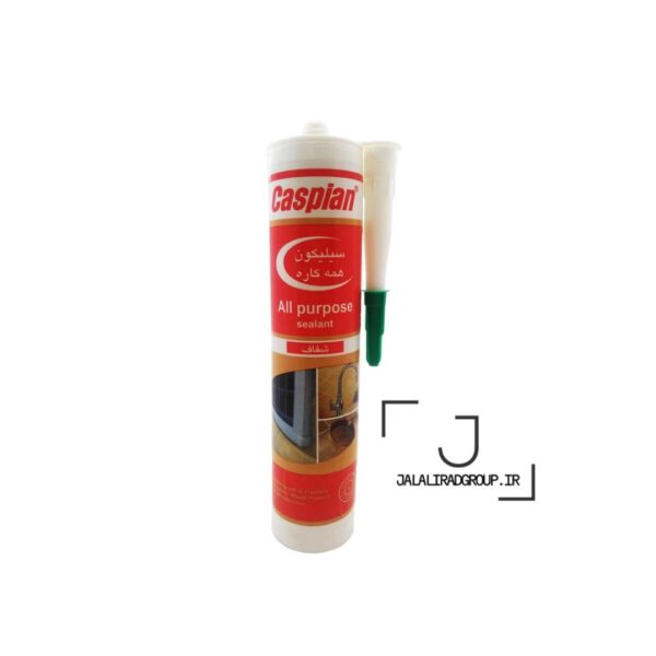 چسب سیلیکون آکواریوم کاسپین مدل شفاف حجم 300 میلی لیتر